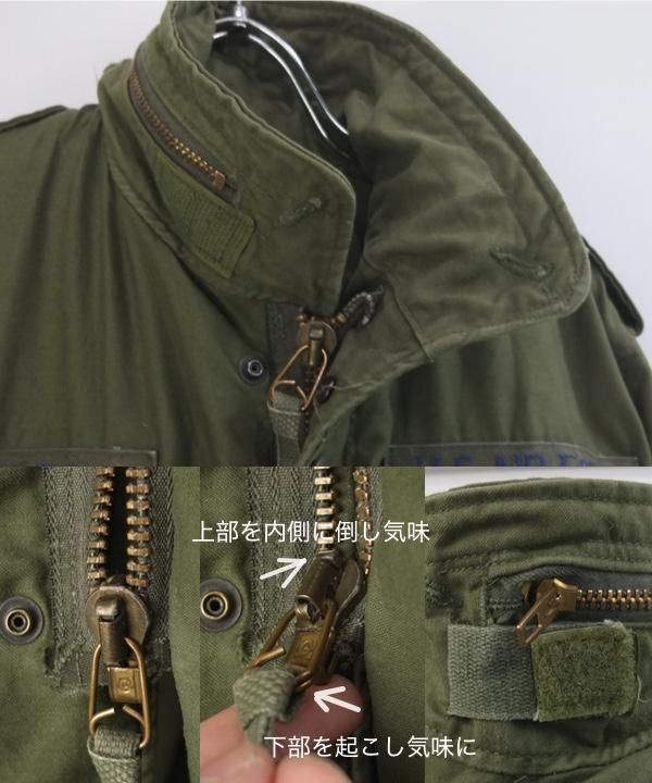 M-65 フィールドジャケット サード XSS 米軍 82年 実物 メンズ M-65 フィールドジャケット サード XSS 米軍 82年 実物 メンズ