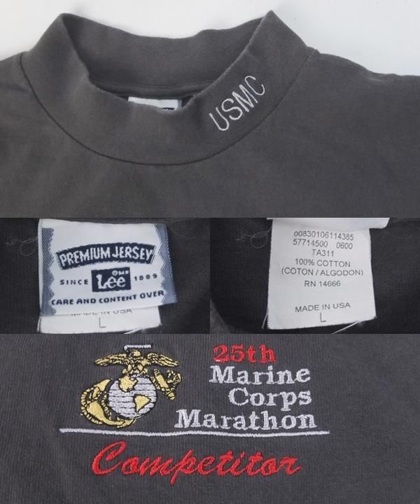 USMC ロンT 25th. MARINE CORPS マラソン ミリタリー系プリント USMC ロンT 25th. MARINE CORPS マラソン ミリタリー系プリント