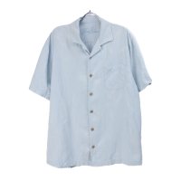 トミーバハマ 半袖 シルクシャツ　水色  #44 Tommy Bahama【メール便可】