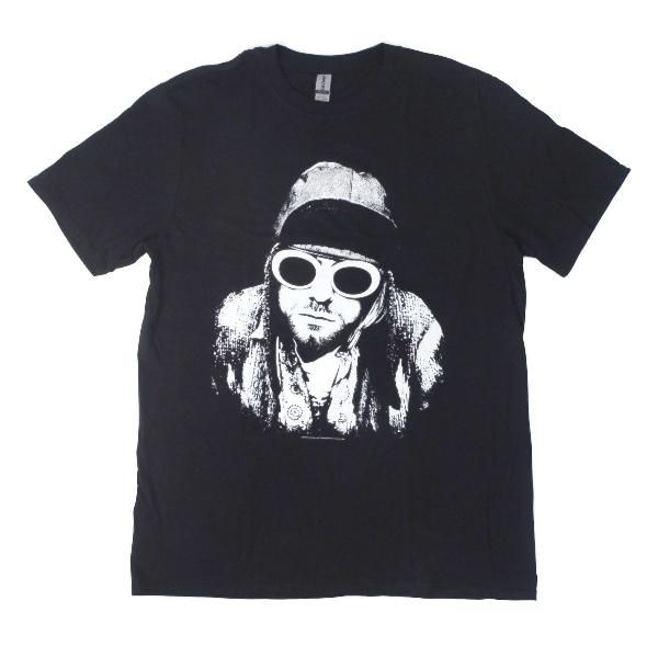 M) カートコバーン BLACK AND WHITE オフィシャル Tシャツ M) カートコバーン BLACK AND WHITE オフィシャル Tシャツ