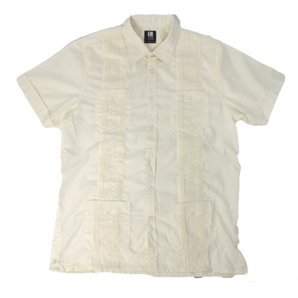 キューバシャツ メキシカン ラインシャツ デザインシャツ XL 半袖