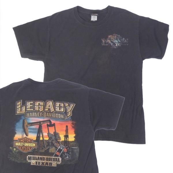 ハーレーダビッドソン Tシャツ LEGACY 古着 Harley-Davidson 2013 古着