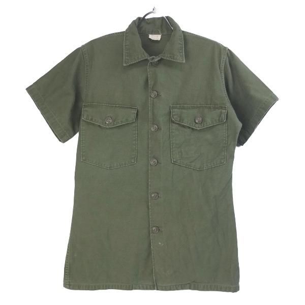 20%オフ】 米軍 ユーティリティシャツ 半袖 コットンサテン