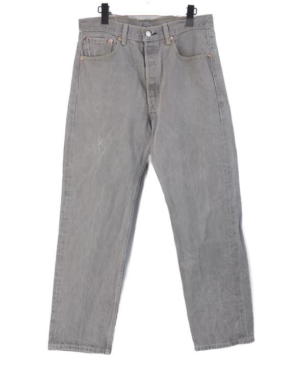 リーバイス 501 グレー デニムパンツ Levi's 501-0631 表記34/32実寸