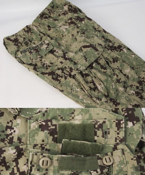 米軍 USN NWU III デジタルカモ カーゴ パンツ SR実寸W29-31L32+