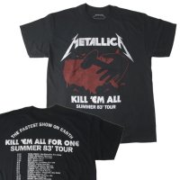 (L) メタリカ　　KILL 'EM ALL SUMMER 83　オフィシャル バンド Tシャツ (新品) METALLICA【メール便可】