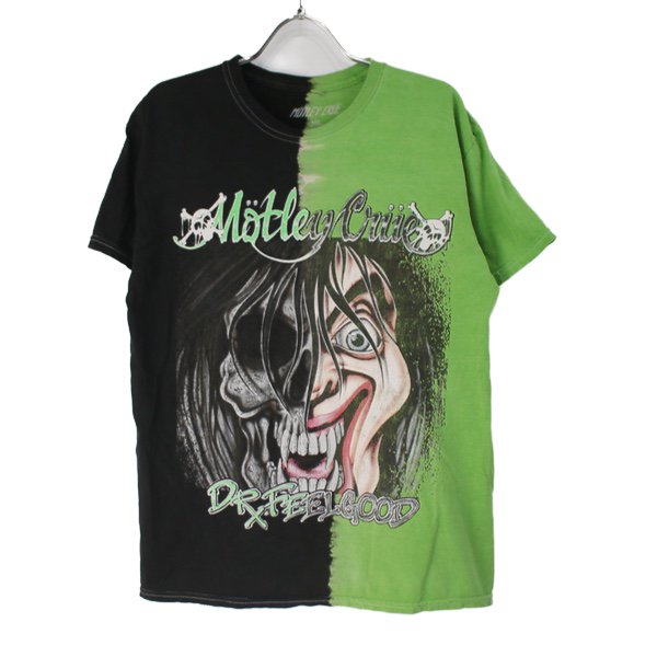 モトリークルー 2色染め Tシャツ 古着 MOTLEY CRUE 古着屋 hooperdoo バンドＴシャツ 古着通販