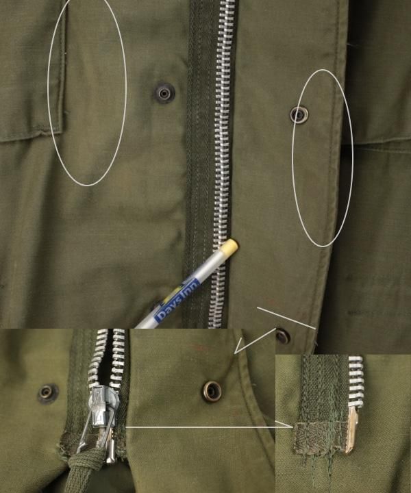 M-65 フィールドジャケット セカンド U.S.ARMY 米軍 71年 実物 M-65 フィールドジャケット セカンド U.S.ARMY 米軍 71年 実物