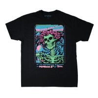 (XL) グレイトフルデッド GRATEFUL DEADバンドTシャツ BERTHA BLACK LIGHT オフィシャル 新品 【メール便可】