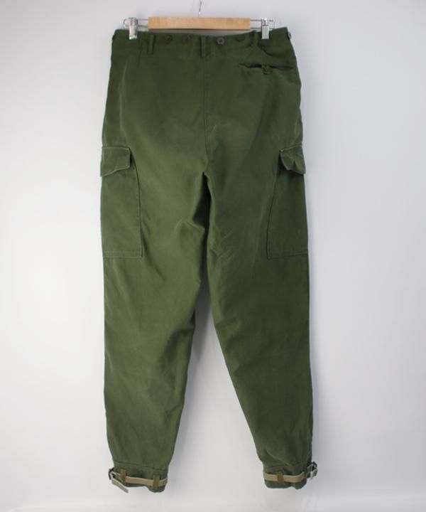 60s スウェーデン軍 M59 前期 パンツ C48 裾ベルト付き - メルカリ
