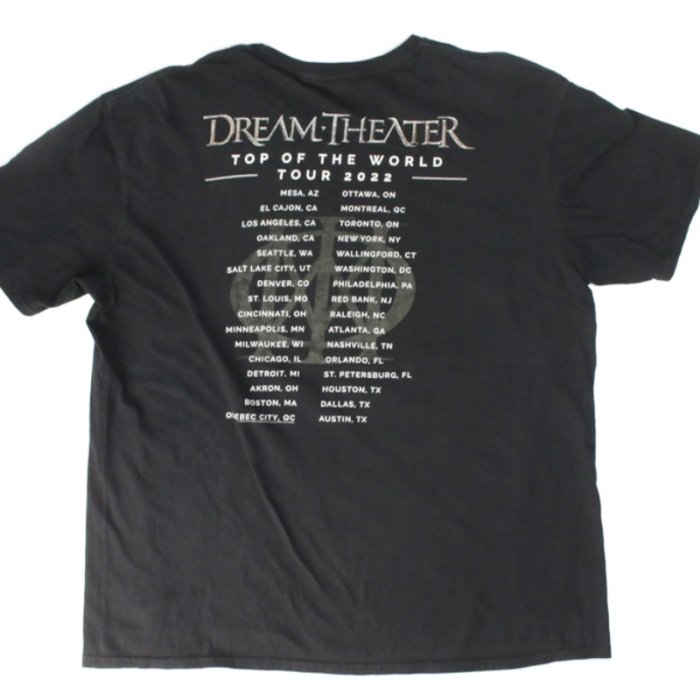 ドリームシアター DREAM THEATER 2022ツアーT バンドTシャツ 古着 古着