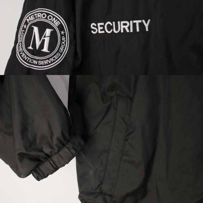 METRO ONE セキュリティ ナイロンジャケット コーチジャケット METRO ONE セキュリティ ナイロンジャケット コーチジャケット