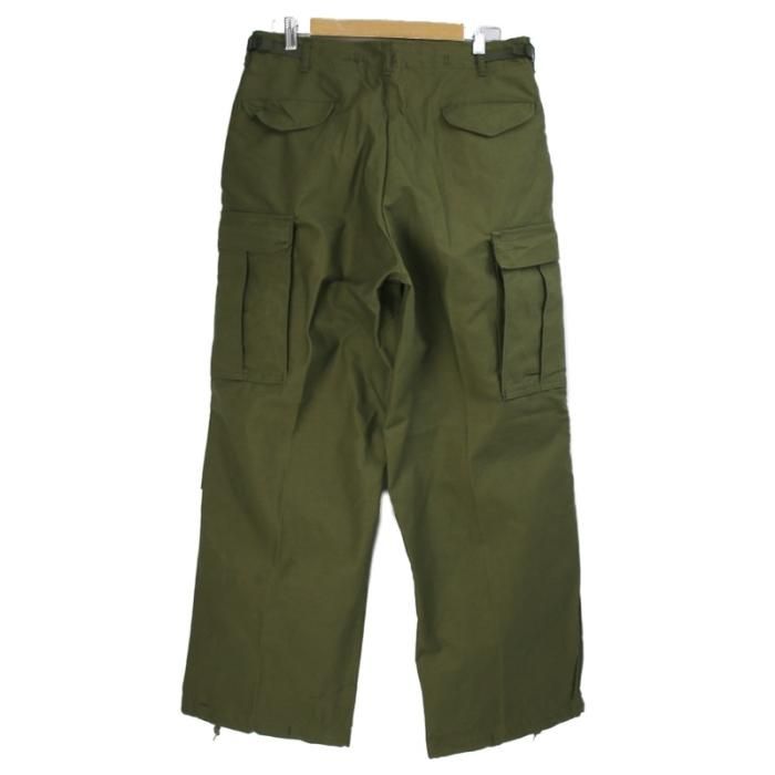 M-65 フィールドパンツ MR 実寸W35L29 米軍 72年 実物 デッド M-65 フィールドパンツ MR 実寸W35L29 米軍 72年 実物 デッド