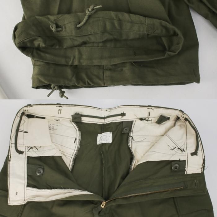 M-65 フィールドパンツ MR 実寸W35L29 米軍 72年 実物 デッドストック