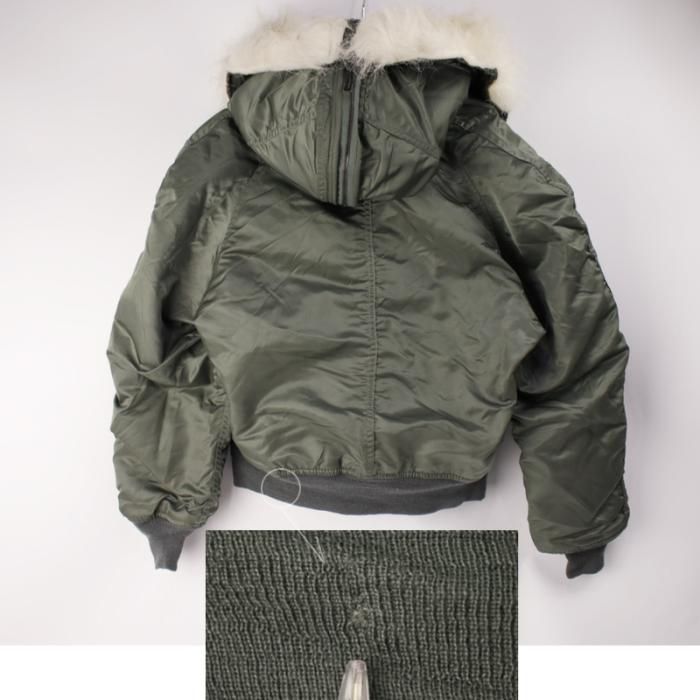 N-2B フライトジャケット 米軍 86年 実物 MEDIUM ミリタリージャケット 