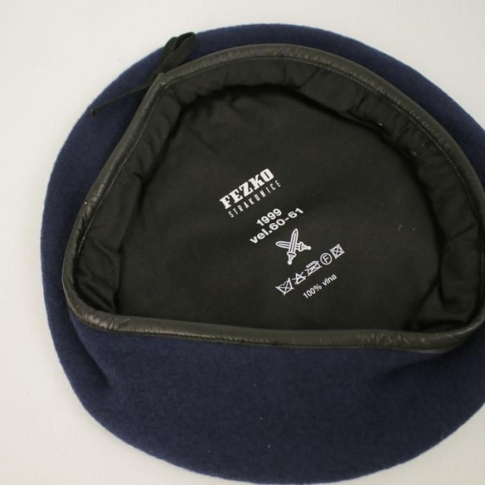 チェコ軍 ウール ベレー帽 デッドストック 古着屋 hooperdoo Hat チェコ軍 ウール ベレー帽 デッドストック 古着屋 hooperdoo Hat