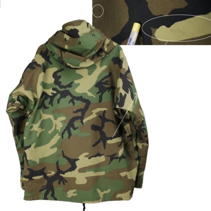 ECWCS ゴアテックスパーカー MS リペア&小穴 GEN1 LEVEL6 後期 ウッド