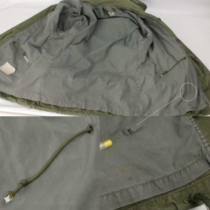 M-65 フィールドジャケット セカンド グレーライナー SS 米軍 68 M-65 フィールドジャケット セカンド グレーライナー SS 米軍 68