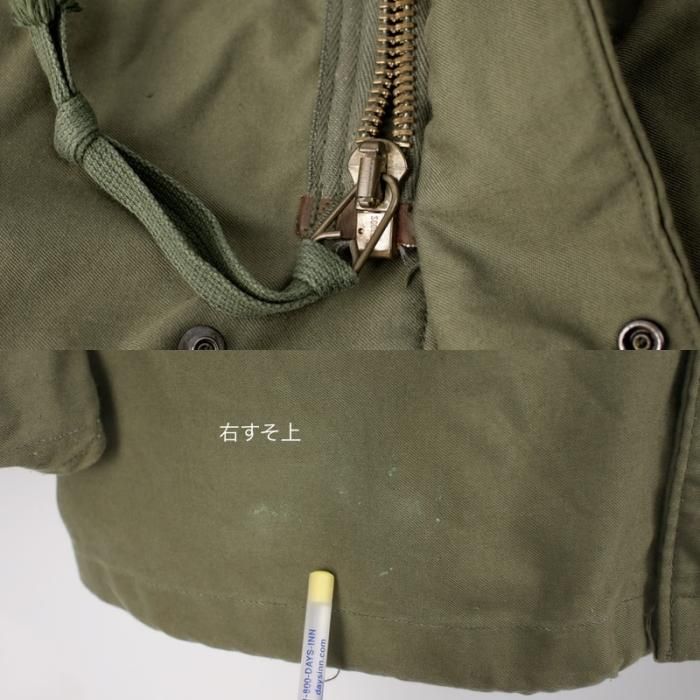 【美品】米軍実物 1972年 M65ジャケット 70s 米軍実物 M65フィールドジャケット 3rd S-R(L相当)M-65