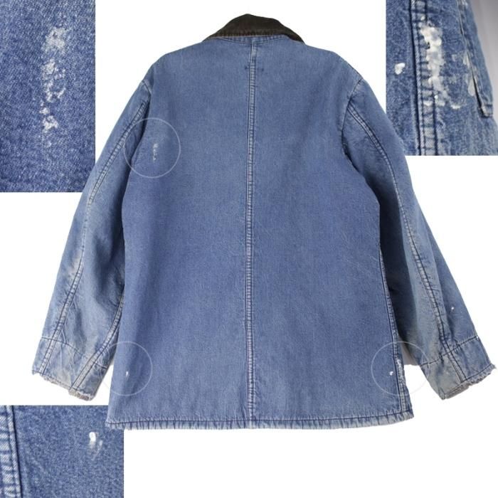 Carters カーターズ デニム カバーオール ペンキ ダメージ 古着