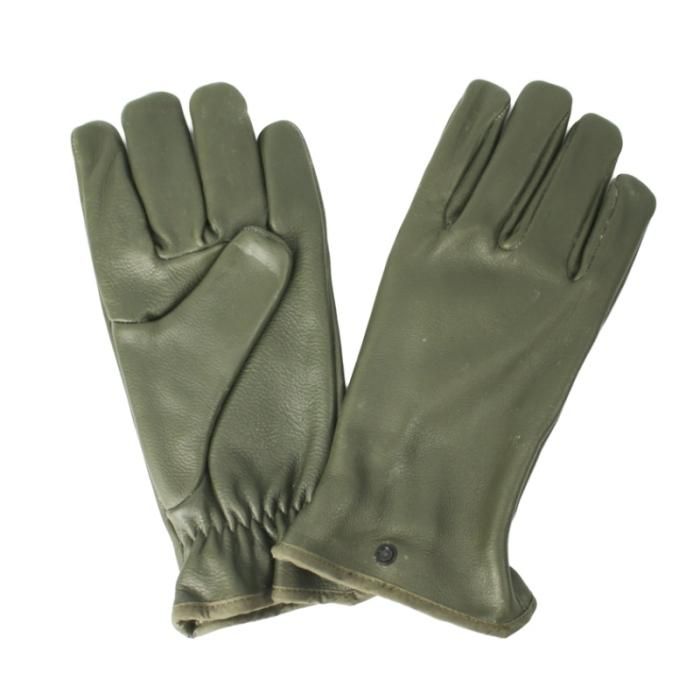 フランス軍 レザーグローブ OD #A 手袋 デッドストック 古着屋 フランス軍 レザーグローブ OD #A 手袋 デッドストック 古着屋