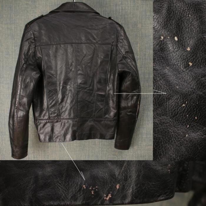 Horn Works 本革 UKパッドダブルライダースジャケット メンズ