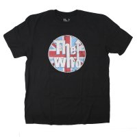 (XL) WHO ザ・フー DISTRESSED UNION JACK オフィシャル バンド Tシャツ 新品【メール便可】