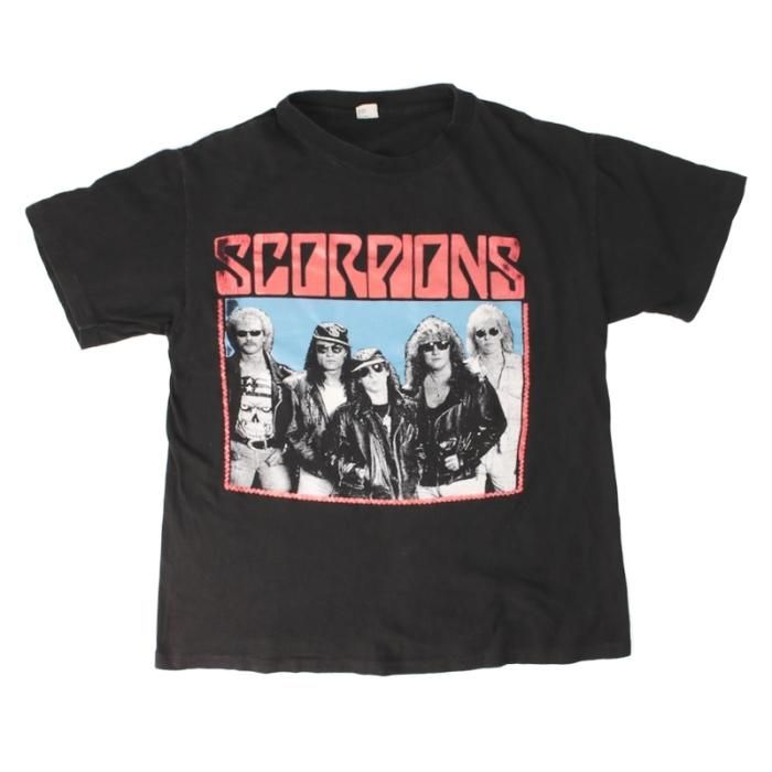 古着バンドTシャツ ロックT SCORPIONS 90-91TOUR Lサイズ