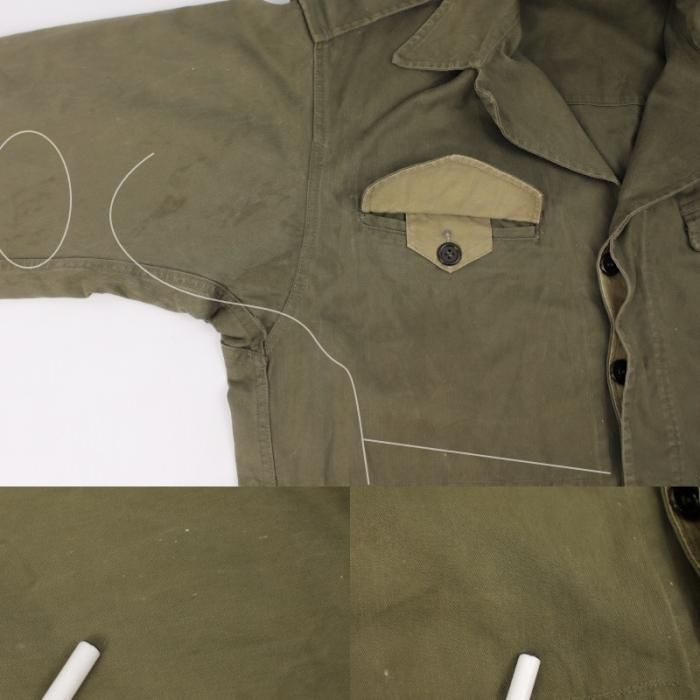 フランス軍 M47 フィールドジャケット 後期型 HBT 26 vintage