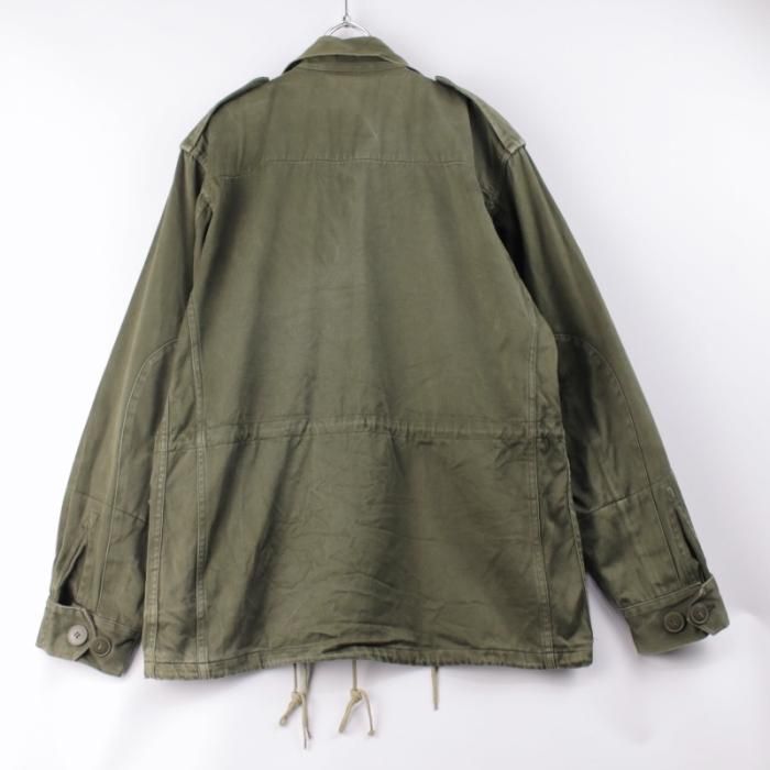 【美品】フランス軍正規品 M64 ミリタリージャケット M-Lサイズ相当 MILITARY 実物 USED フランス軍 M-64 ジャケット メンズ