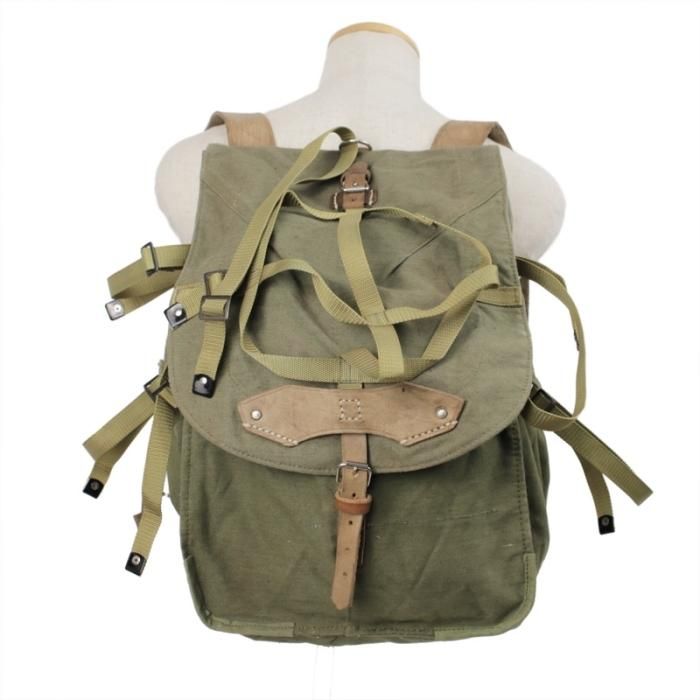 ルーマニア軍 リュック #5 メットホルダー付き キャンバスx