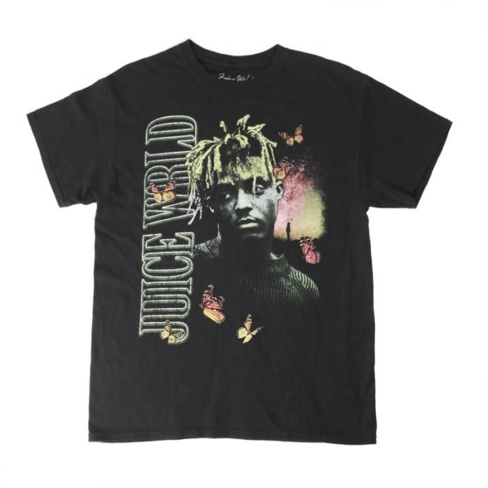 Juice WRLD バンドTシャツ 海外限定 ジュースワールド HIPHOP THREADS ON DEMAND Tシャツ JUICE WRLD ジュース ワールド 半袖