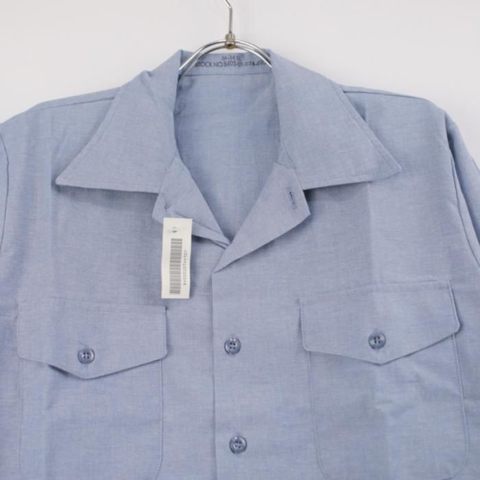 米軍 実物 シャンブレーシャツ USN 米軍 シャンブレーシャツ 97年 実物 デッドストック 古着屋