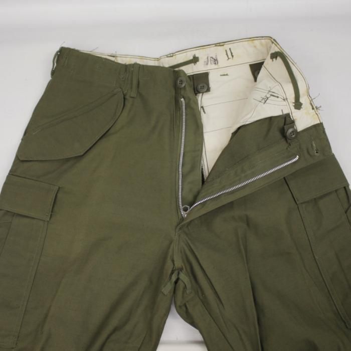 M-65 フィールドパンツ SR 実寸W33L29 初期型 67年 アルミジップ