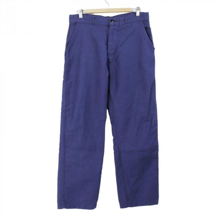 ユーロワークパンツ　モールスキン 古着 ユーロ フレンチ ワーク パンツ モールスキン W34L30 古着