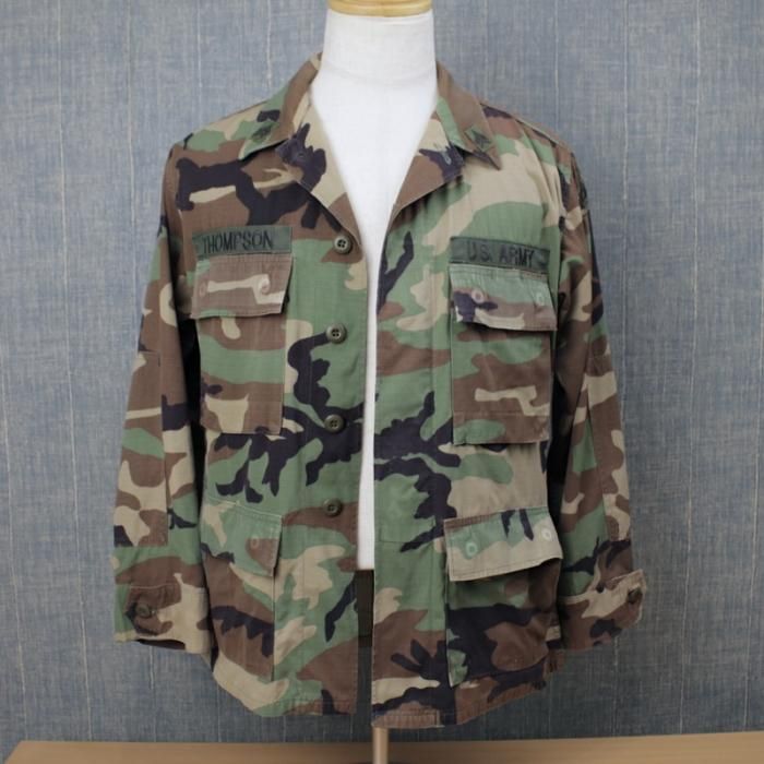 [米軍実物] RDF ウッドランドカモ M-R BDU 80s ミリタリー 古着 希少 80s USMC 米軍 海兵隊 実物 US ARMY BDU ウッドランドカモ