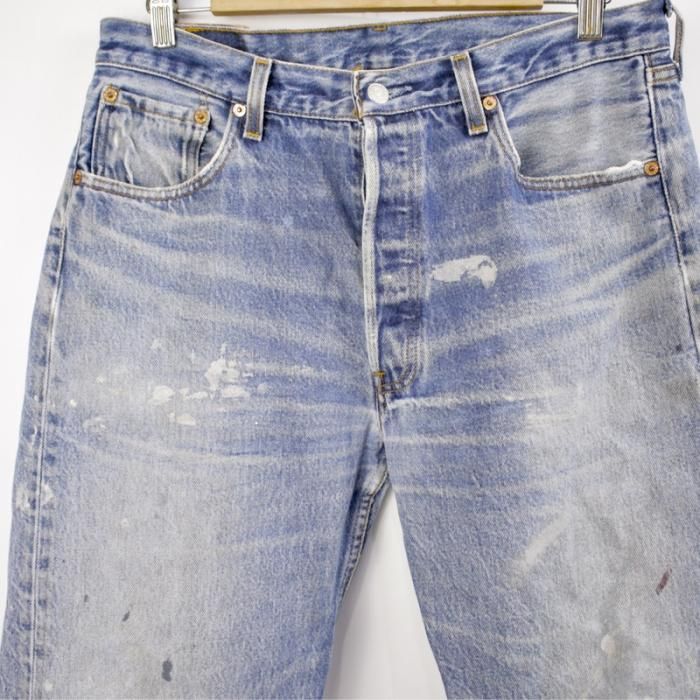 リーバイス 501 デニムパンツ 90's USA製 ペンキ 実寸W34L29.5 リーバイス 501 デニムパンツ 90's USA製 ペンキ 実寸W34L29.5