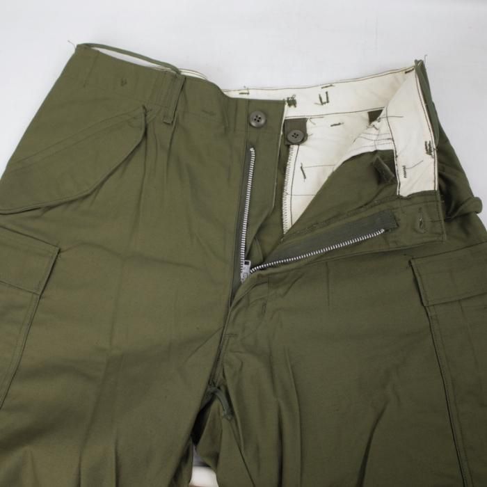 M-65 フィールドパンツ MR 実寸W35.5 L30 初期型 アルミジップ M-65 フィールドパンツ MR 実寸W35.5 L30 初期型 アルミジップ