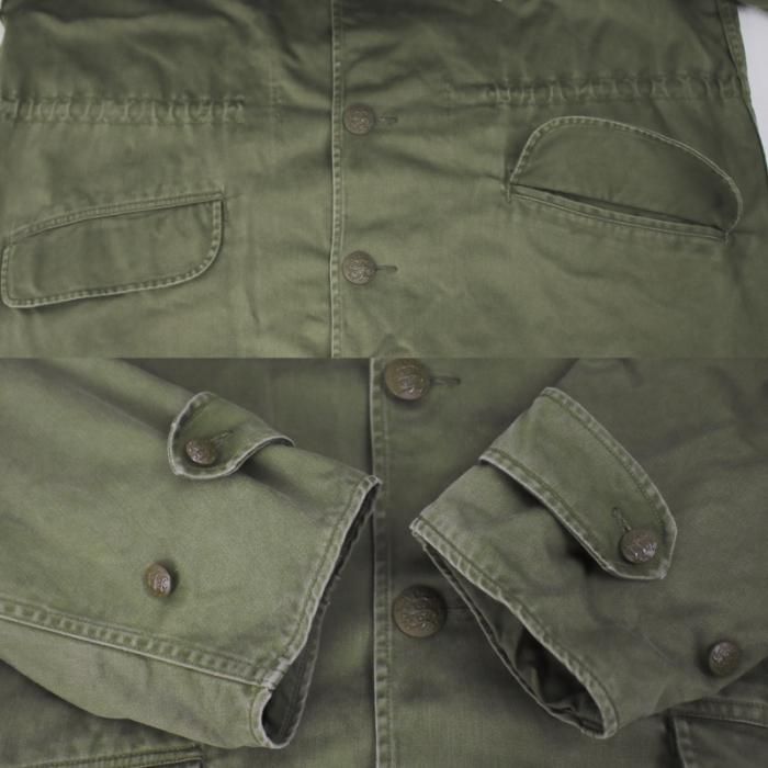 デンマーク軍ミリタリー フィールドジャケット　カーキ　中田商店 MILITARY 実物 USED ベルギー軍 M-88 フィールドジャケット
