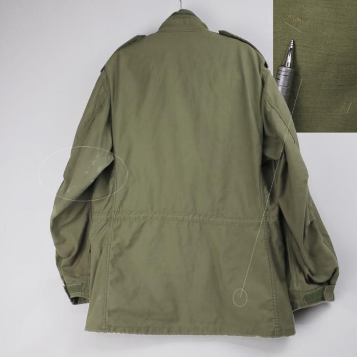 実物 米軍M-65フィールドジャケット(M-R)美品　3rd 黒ジッパー　希少 MILITARY MADE IN USA 新品 米軍 デッドストック M-65