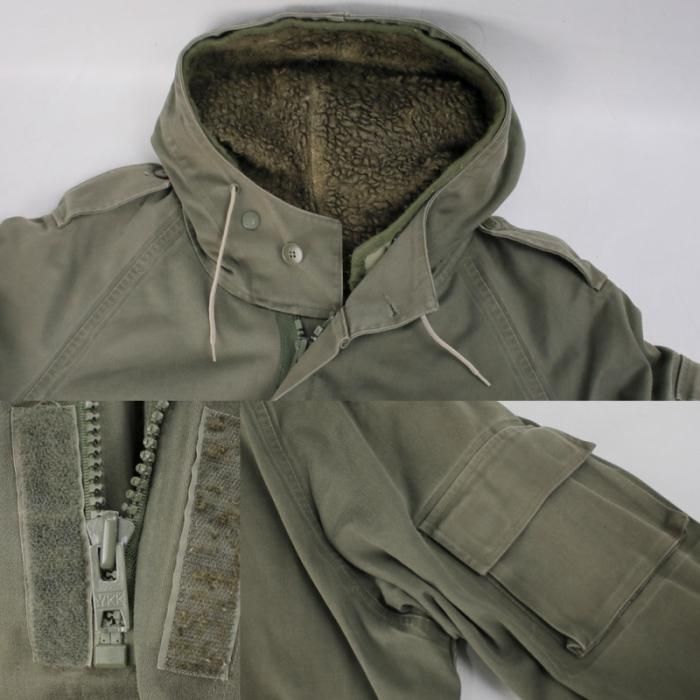 フランス軍 F2パーカー ボアライナー付き 80's 古着屋 hooperdoo フランス軍 F2パーカー ボアライナー付き 80's 古着屋 hooperdoo