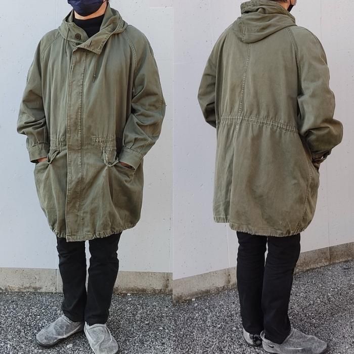 フランス軍 M64 パーカーシェル ダメージ 古着屋 hooperdoo フランス軍 M64 パーカーシェル ダメージ 古着屋 hooperdoo