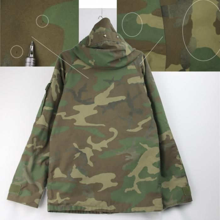 米軍 ECWCS ゴアテックスパーカー GEN1 後期 XSR レベル6 ウッド 米軍 ECWCS ゴアテックスパーカー GEN1 後期 XSR レベル6 ウッド