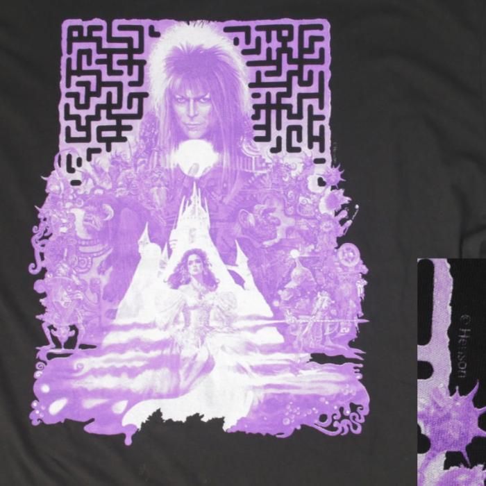 使用感あり‼️デビッドボウイ ラビリンス Tシャツ デビッド・ボウイ ラビリンス Tシャツ オレンジ・ベージュ系