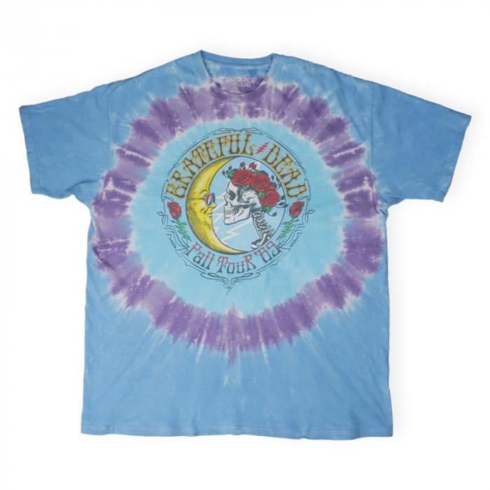 グレイトフルデッド　Tシャツ　タイダイ染め　XL グレイトフルデッド タイダイ Tシャツ リキッドブルー 古着 XL