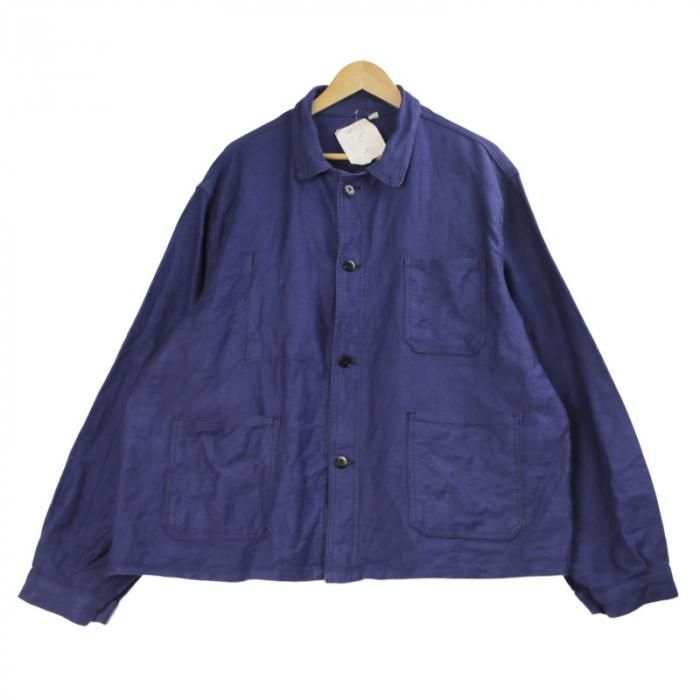 フランス製 モールスキンジャケット ユーロ ワークジャケット 古着 60〜70年代 フランス製 モールスキンジャケット ユーロワーク