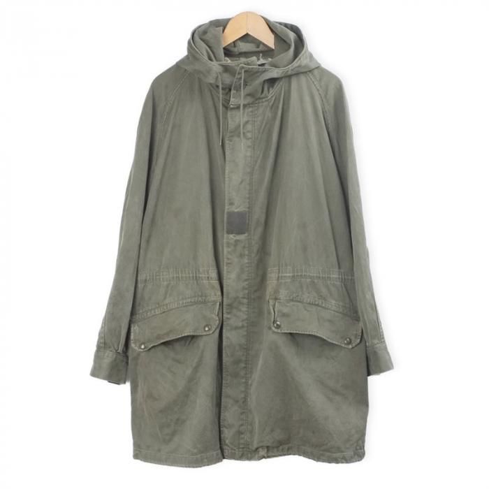 フランス軍 M-64 フィールドパーカー 92c シェル単体 ステンシル 70s 70s フランス軍 実物 M-64 ヴィンテージ フィールドパーカー 92C