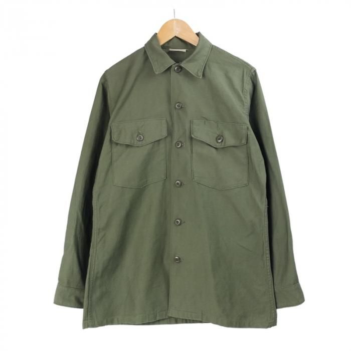 古着 米軍 OG107 コットンサテン ユーティリティシャツ 60s 古着屋