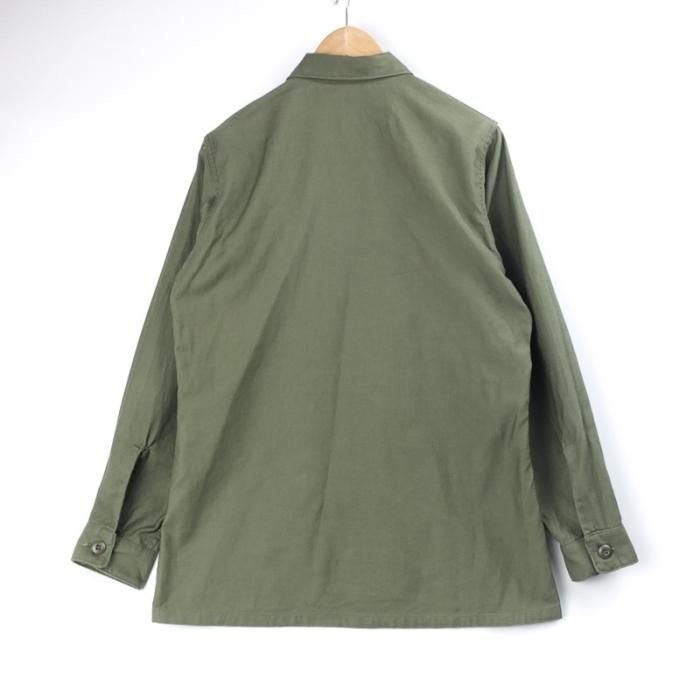 古着 米軍 OG107 コットンサテン ユーティリティシャツ 60s 古着