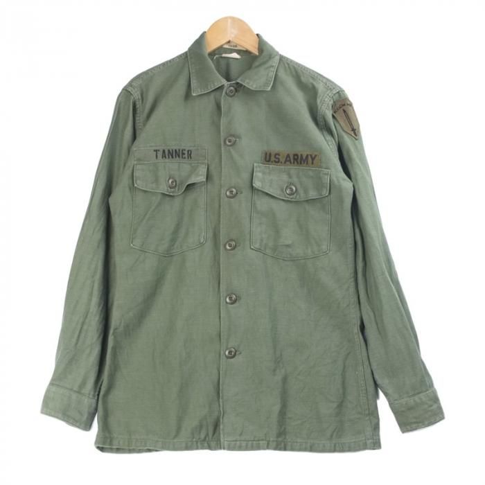60s 米軍 OG107 ユーティリティシャツ ミリタリーシャツ S114 60s 米軍 OG107 ユーティリティシャツ ミリタリーシャツ S114